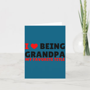 Carte De Remerciements J'adore être grand-père – Drôle de grand-père, idé