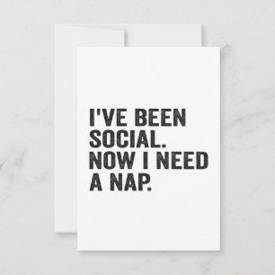 Carte De Remerciements J'ai été social maintenant j'ai besoin d'un Autism