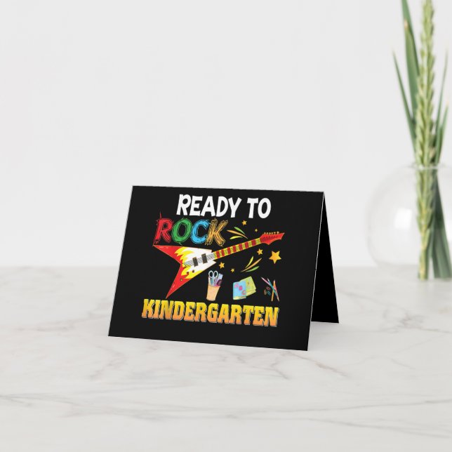 Carte De Remerciements J'ai Ready To Rock (Devant)