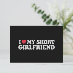 Carte De Remerciements J'aime ma petite GF fille garçon Couple Valentines