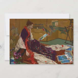 Carte De Remerciements James Whistler - Caprice en violet et or