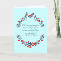 Jane Austen Citation, Fierté et préjugé Floral