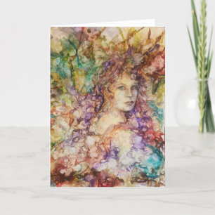 Carte De Remerciements "Jardin anglais"