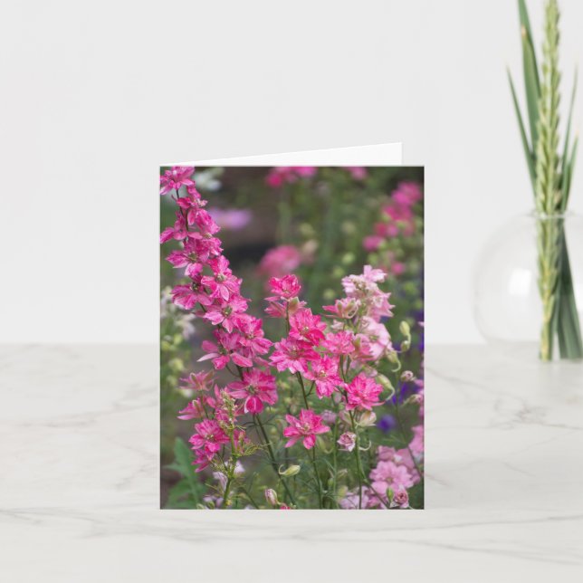 Carte De Remerciements Jardin anglais d'été (Devant)