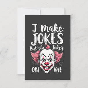 Carte De Remerciements Je fais des blagues mais la blague est sur moi com