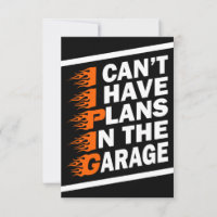 Je ne peux pas, j'ai des projets dans le garage Am