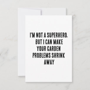 Carte De Remerciements Je ne suis pas un super-héros, mais je peux faire