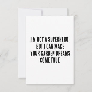 Carte De Remerciements Je ne suis pas un super-héros, mais je peux rendre