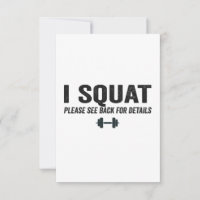 Je Squat S'Il Vous Plaît Voir À L'Arrière Pour Plu