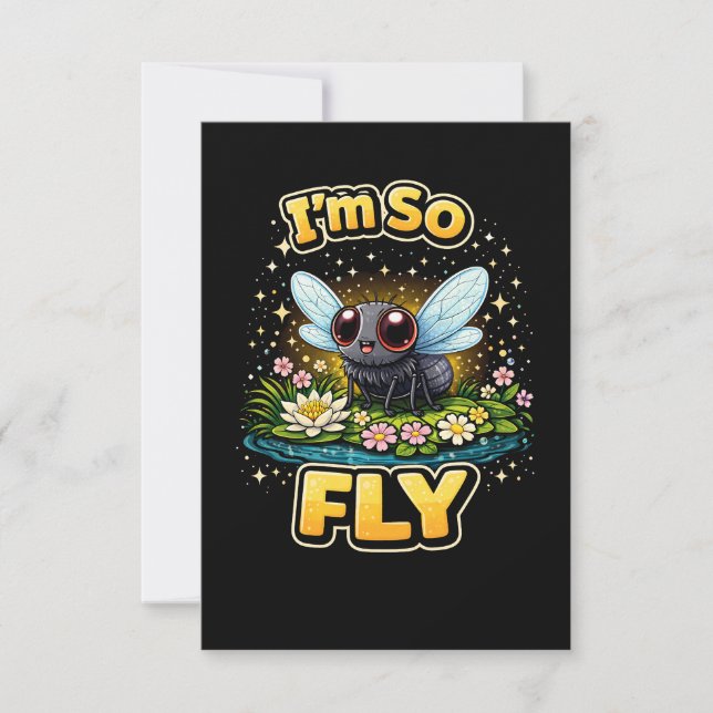 Carte De Remerciements Je Suis Si Fly (Devant)
