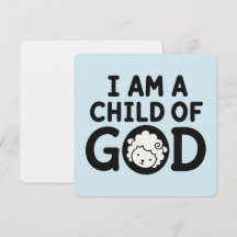 JE SUIS UN ENFANT DE DIEU | Cadeau de Baby Shower