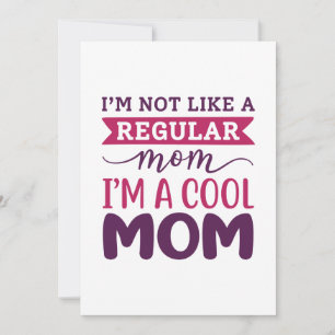Carte De Remerciements Je suis une maman Cool