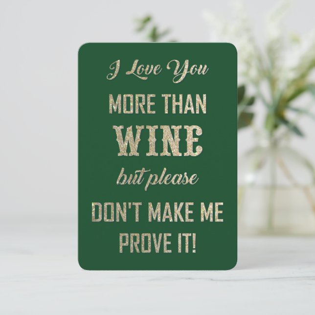 CARTE DE REMERCIEMENTS JE T'AIME... (Debout devant)