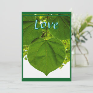 Carte De Remerciements Je t'aime comme les arbres aiment le soleil