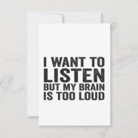Je veux écouter mais mon cerveau est trop fort Ajo