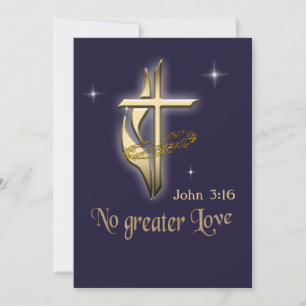 Carte De Remerciements Jean 3:16