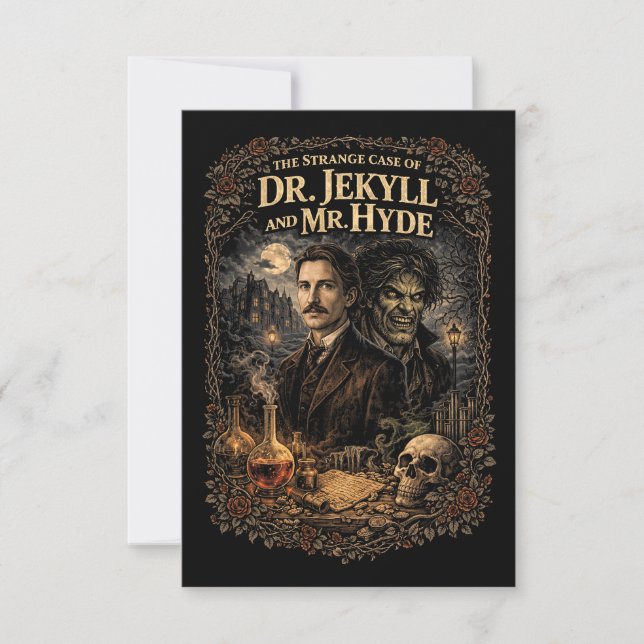 Carte De Remerciements Jekyll et Hyde (Devant)
