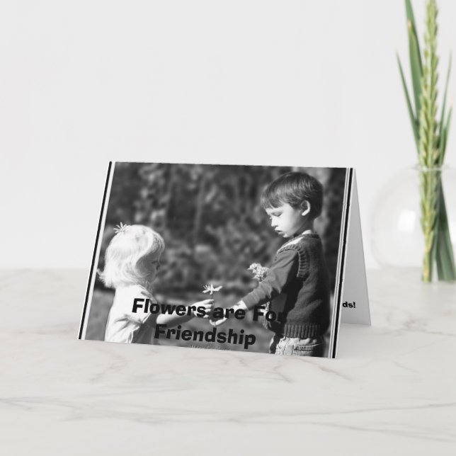 Carte De Remerciements Jesse and Cristabel, Flowers are For Fr... (Devant)