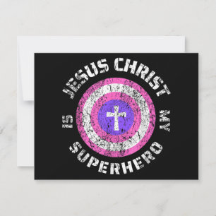 Carte De Remerciements Jésus-Christ est mon super-héros Jésus