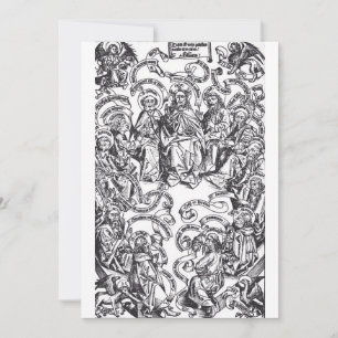 Carte De Remerciements Jésus-Christ et les 12 Apôtres