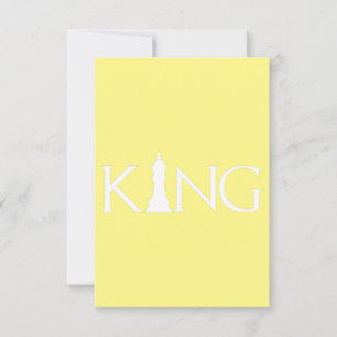 Carte De Remerciements Jeu d'échecs King pièce Halloween Costume d'échecs