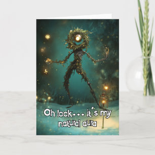 Carte De Remerciements *~* Jeu lunatique drôle magique 11 Noël AP97