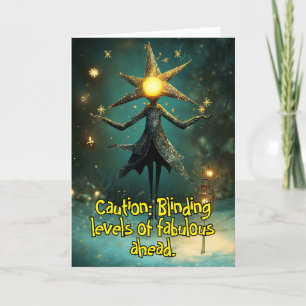 Carte De Remerciements *~* Jeu lunatique drôle magique 24 Noël AP97