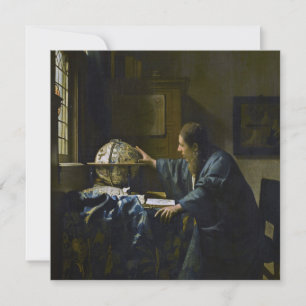 Carte De Remerciements Johannes Vermeer - L'astronome