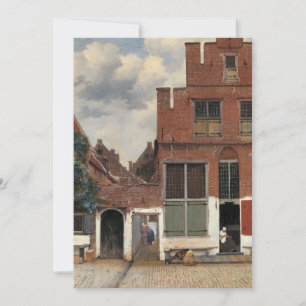 Carte De Remerciements Johannes Vermeer - Little Street