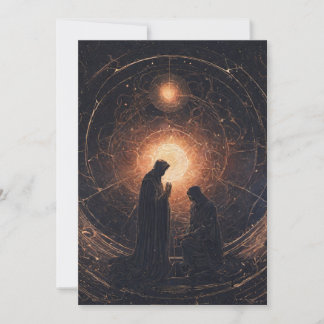 Carte De Remerciements John Dee Occult Crystal Sphere