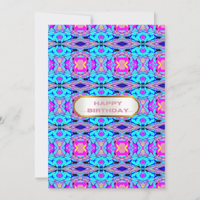 CARTE DE REMERCIEMENTS JOLI ANNIVERSAIRE (Devant)