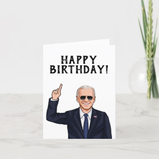 CARTE DE REMERCIEMENTS JOLI ANNIVERSAIRE DE JOE BIDEN