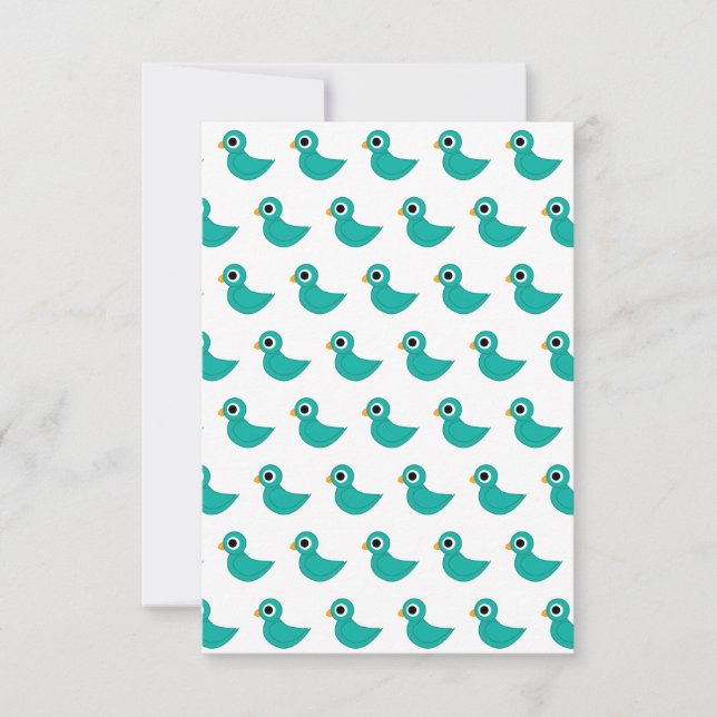 Carte De Remerciements Joli oiseau bleu (Devant)