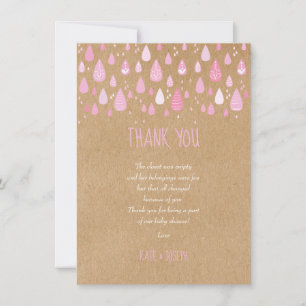 Carte De Remerciements Joli poème de remerciement pour baby shower sur le