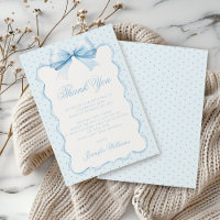 Joli ruban bleu polkadot bébé garçon douche