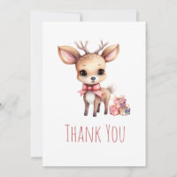 Jolie Bébé Cerf avec fête des cadeaux
