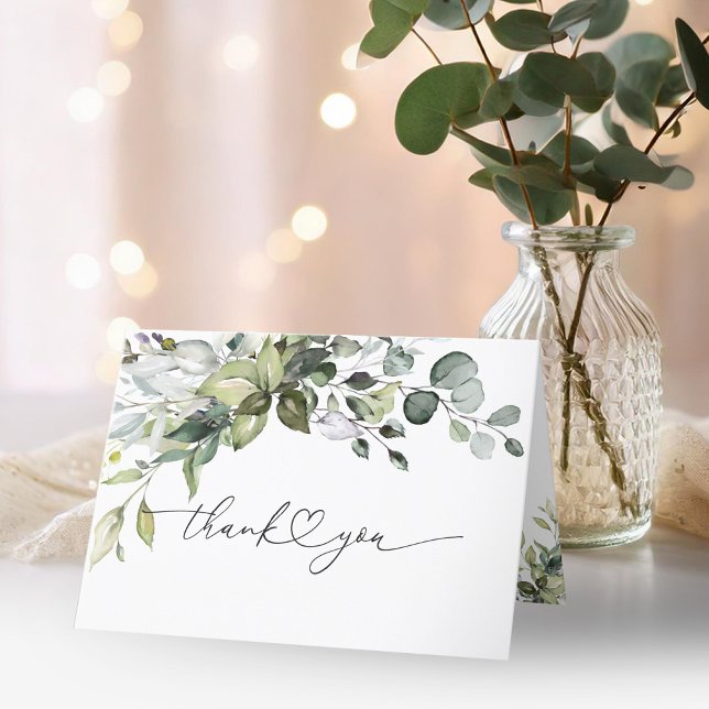 Carte De Remerciements Jolie calligraphie de remerciement de fiançailles  (Créateur téléchargé)