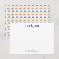 Jolies fleurs folk scandinaves en bleu pour Baby S