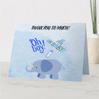 Jouer Blue Elephant et Teddy Bear Baby shower