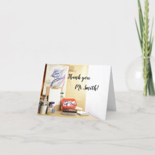 Carte De Remerciements Jour d'appréciation des enseignants de la classe A