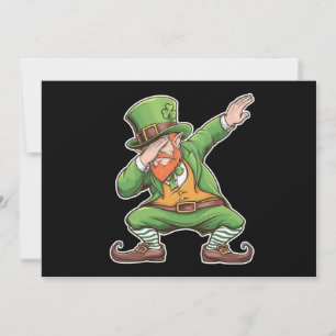 Carte De Remerciements Jour de la Saint Patrick Dab Dabbing Leprechaun En