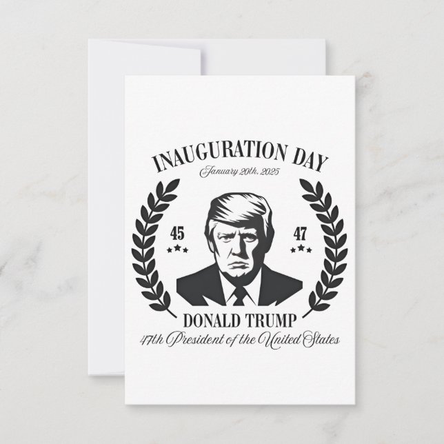 Carte De Remerciements Jour de l'investiture de Trump 2025 Fier Maga (Devant)