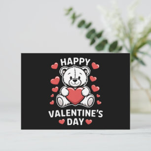 Carte De Remerciements Jour de l'ours Heureuse Sainte-Valentin
