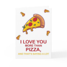 Jour des Valentines de la pizza drôle