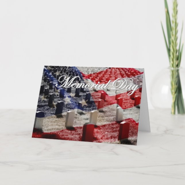 Carte De Remerciements Jour du Souvenir (Devant)