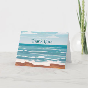 Carte De Remerciements Journée à la plage