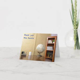 Carte De Remerciements Journée d'appréciation de l'enseignant en classe