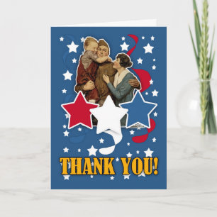 Carte De Remerciements journée de l'ancien combattant - journée commémora