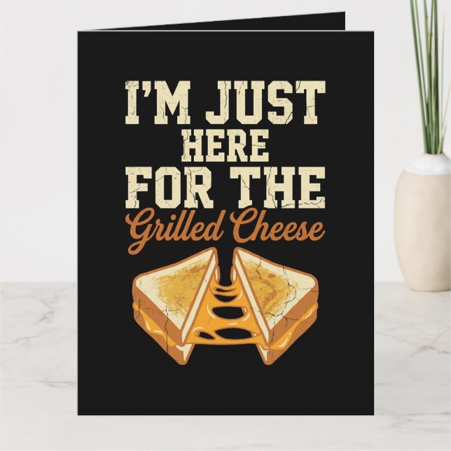 Carte De Remerciements Journée du fromage grillé (Devant)