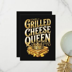 Carte De Remerciements Journée du fromage grillé